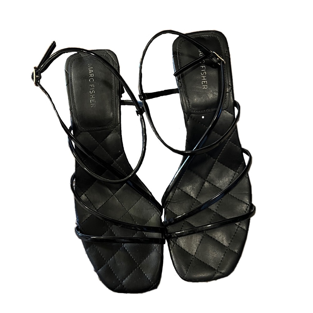 Marc Fisher Black Strappy Sandals